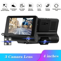 3-Lens Smart Dash Cam