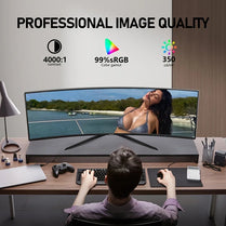Gawfolk 34 inch 4K HD 144hz Curved Gaming